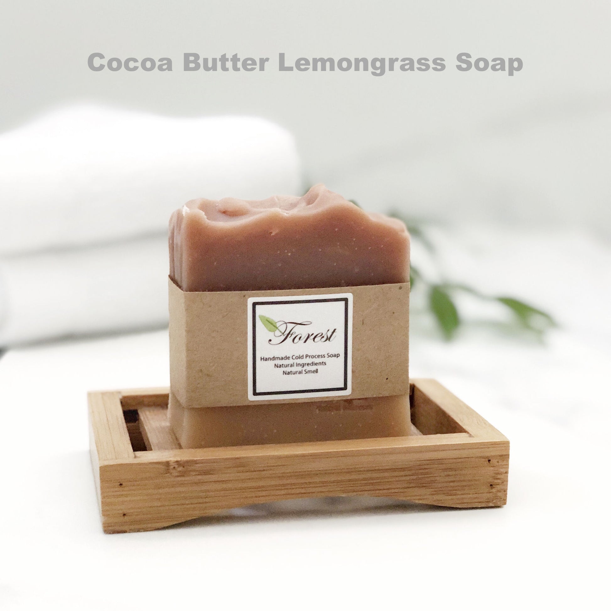 Handmade Natural-Cocoa-Butter-Lemongrass-Soap